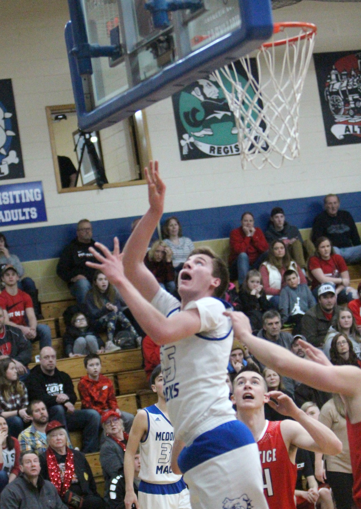 Prentice at McDonell boys basketball 3-2-19